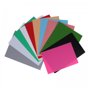 Szilárd színű matt-homokos műanyag PP-lemez műanyag